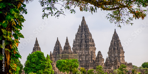 Yogyakarta, 12 May 2024. The Prambanan Temple tourist complex in Yogyakarta is visited by many local and foreign tourists.