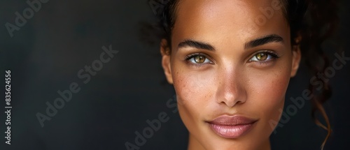 model intense look with her natural beauty, very professional and expressive   wallpaper
