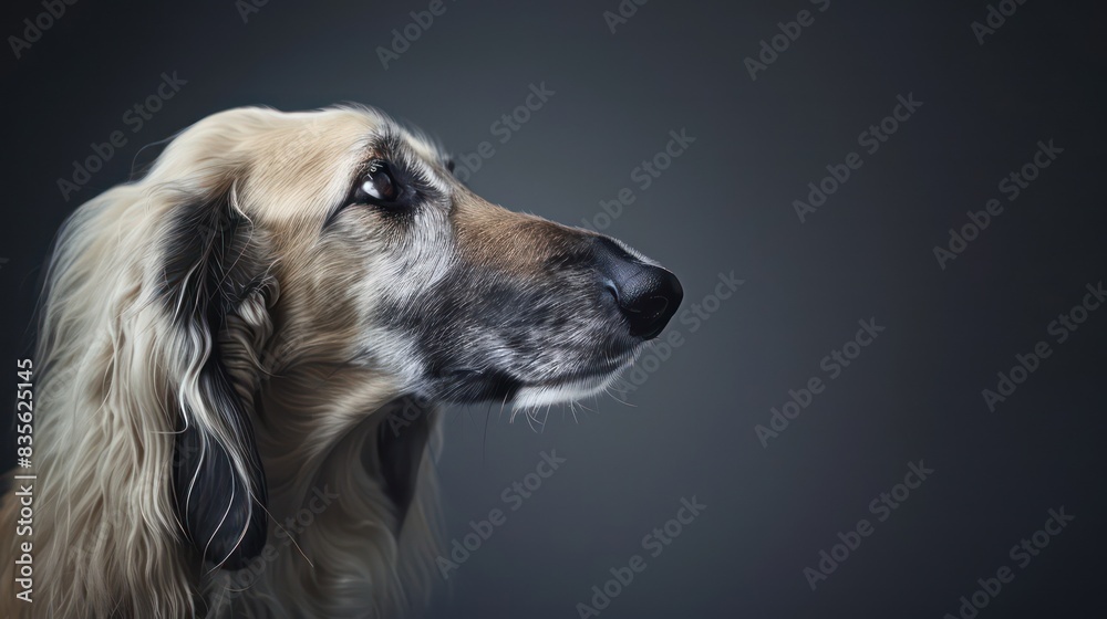 afghan hound dog portrait wallpaper with good expression and blurred neutral background
afghan hound dog portrait wallpaper with good expression and blurred neutral background