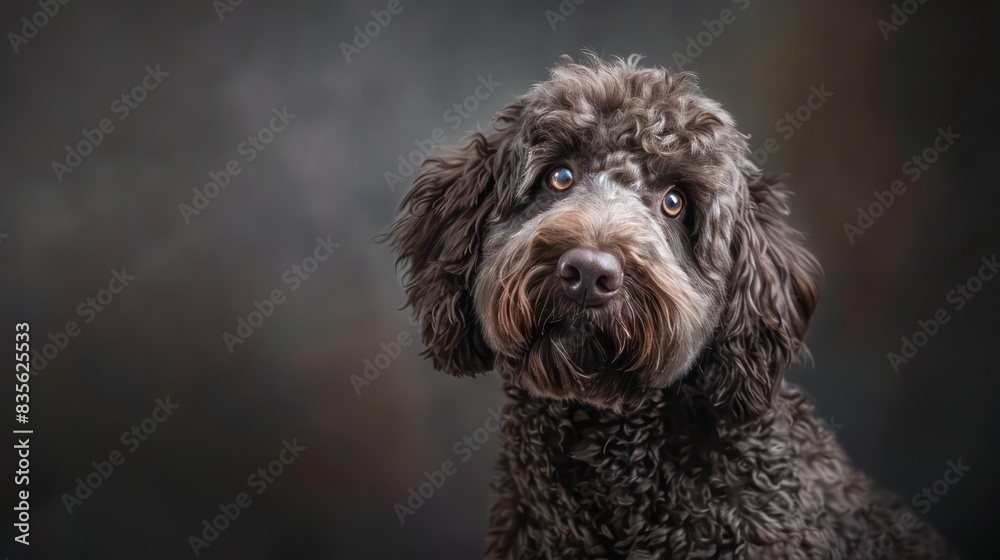 barbet dog portrait wallpaper with good expression and blurred neutral background
barbet dog portrait wallpaper with good expression and blurred neutral background