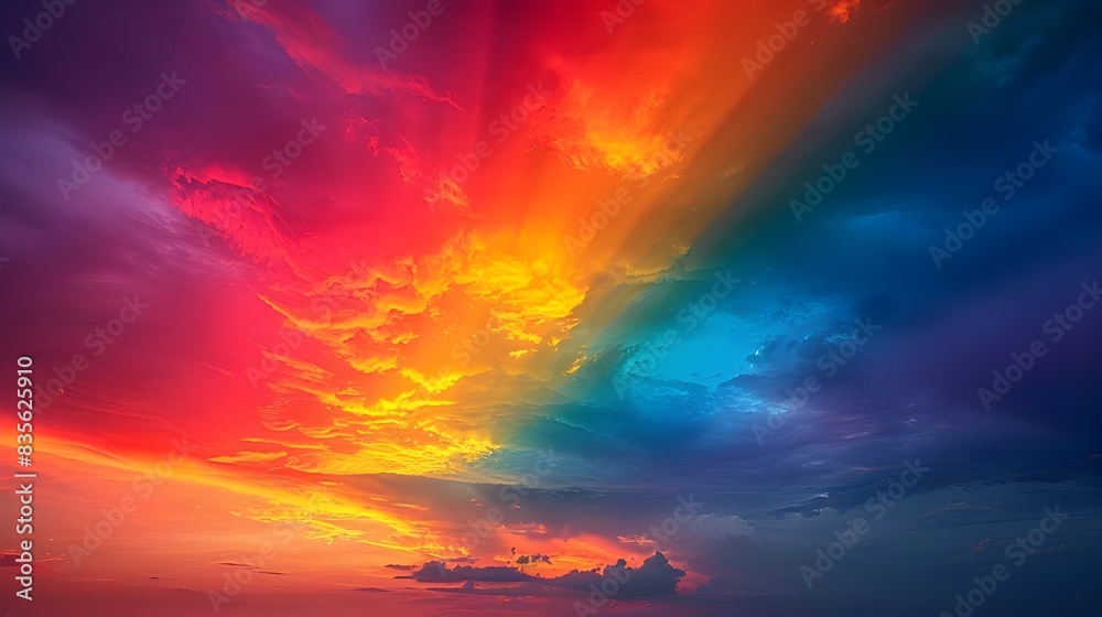 Naklejka premium rainbow