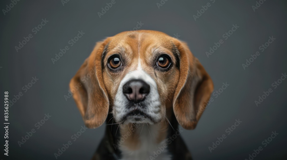 beagle dog portrait wallpaper with good expression and blurred neutral background
beagle dog portrait wallpaper with good expression and blurred neutral background