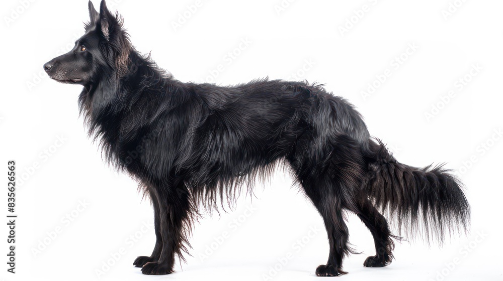 belgian sheepdog, groenendael black dog portrait wallpaper with good expression and blurred neutral background belgian sheepdog, groenendael black dog portrait wallpaper with good expression and blurred neutral background