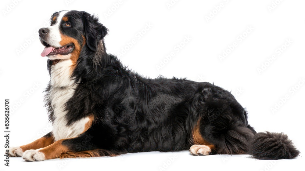 bernese mountain dog portrait wallpaper with good expression and blurred neutral background
bernese mountain dog portrait wallpaper with good expression and blurred neutral background