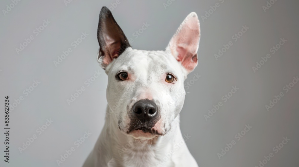 bull terriers dog portrait wallpaper with good expression and blurred neutral background
bull terriers dog portrait wallpaper with good expression and blurred neutral background