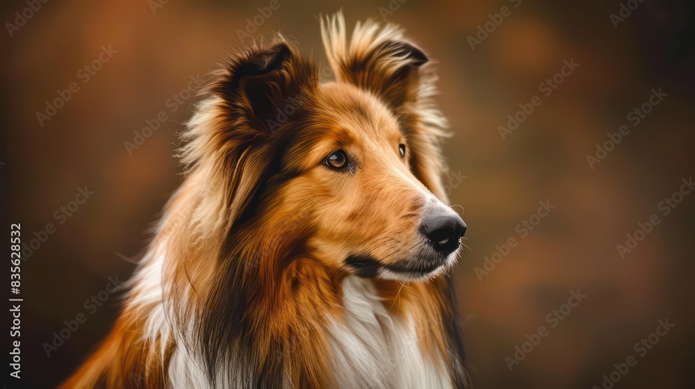 collie dog portrait wallpaper with good expression and blurred neutral background
collie dog portrait wallpaper with good expression and blurred neutral background