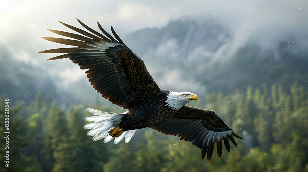 Eagle Flying in the Sky Flying Eagle Aspect 16:9 Eagle Flying in the Sky Flying Eagle Aspect 16:9