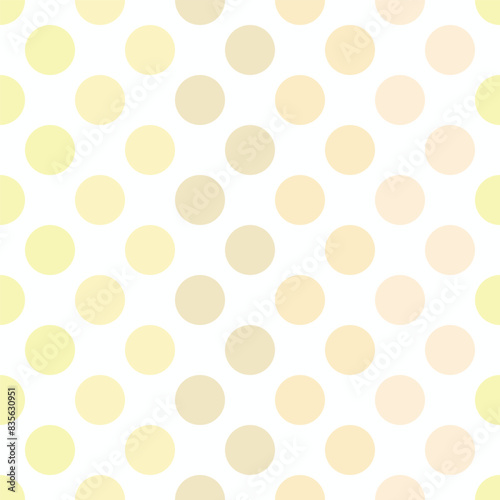 Yellow dot seamless pattern andbackground