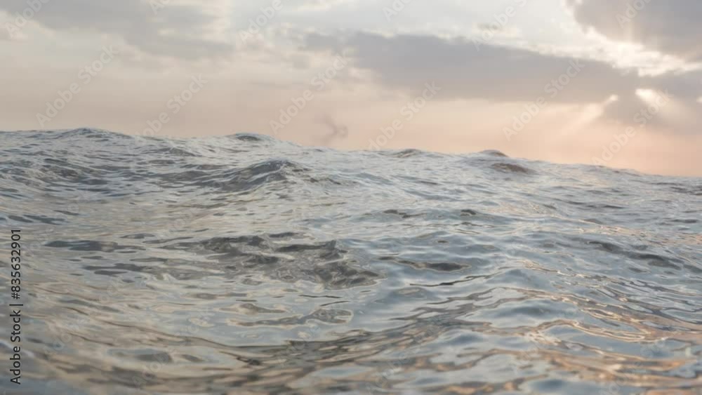 Realistic Ocean, Serene Realistic Ocean with Clear Blue Waves Realistic Ocean, Serene Realistic Ocean with Clear Blue Waves