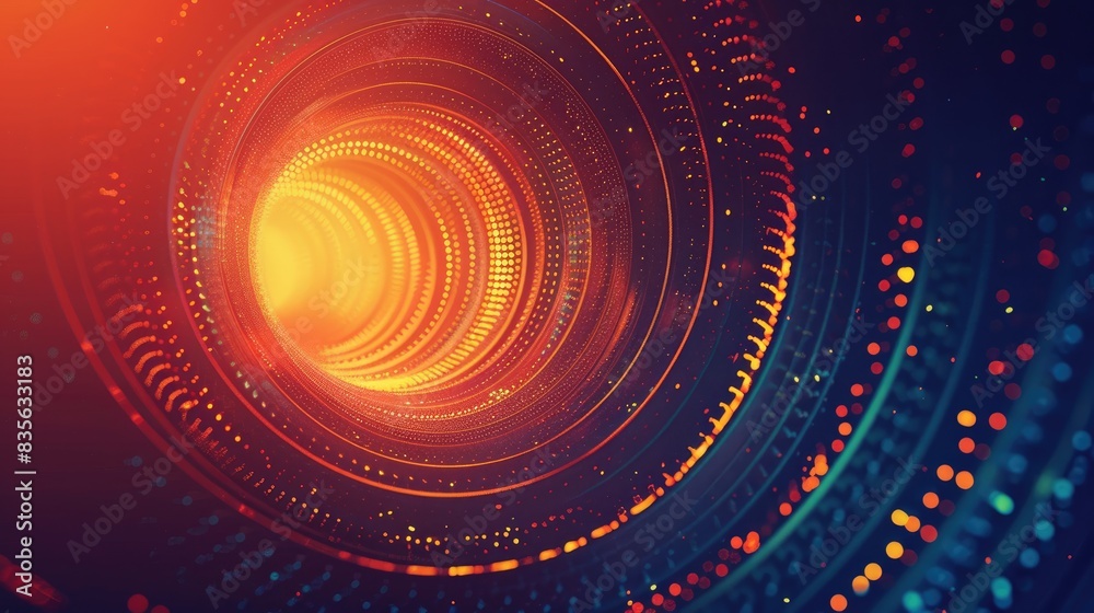 Creative circular background with abstract spiral dots creating a dynamic sense of urgency ideal for adding depth to your projects Creative circular background with abstract spiral dots creating a dynamic sense of urgency ideal for adding depth to your projects