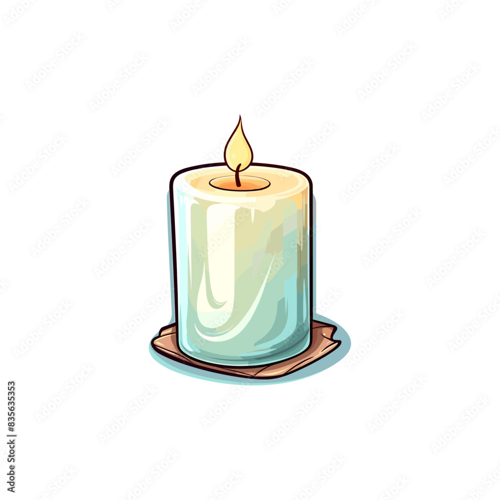 a yellow candle that is lit with a flame a yellow candle that is lit with a flame