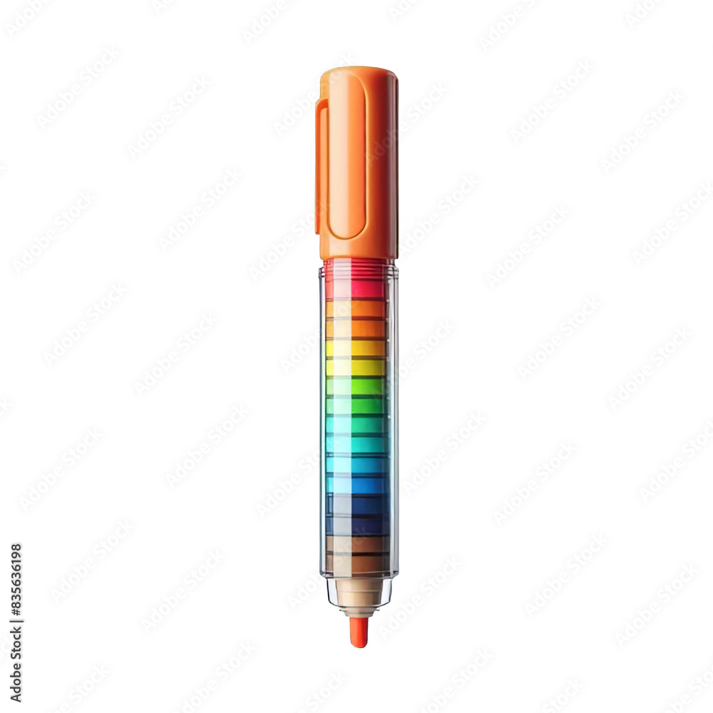 Felt tip pen isolated on transparent background Felt tip pen isolated on transparent background