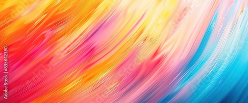 Abstract Art With Soft, Blurred Lines, Cartoon Style, Background