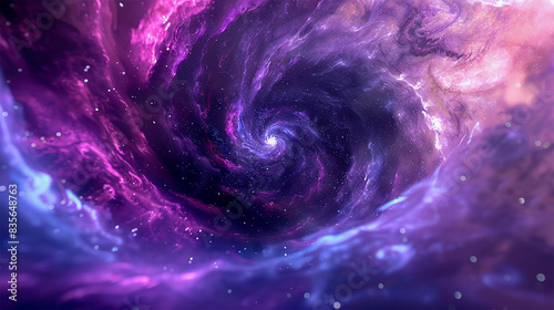 spiral galaxy in space