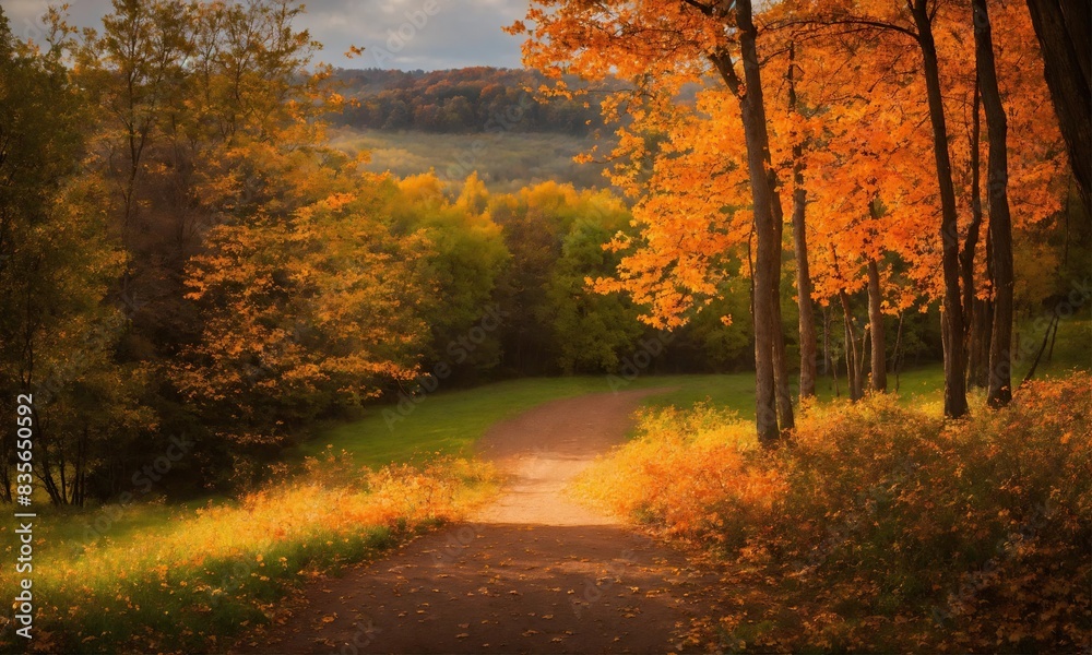 Obraz premium autumn in the forest