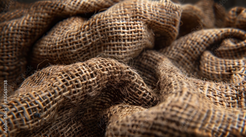 Fototapeta premium Sack texture in close up for background purposes