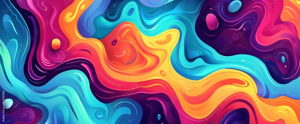 Abstract Designs With A Sense Of Illusion, Cartoon Style, Background Abstract Designs With A Sense Of Illusion, Cartoon Style, Background