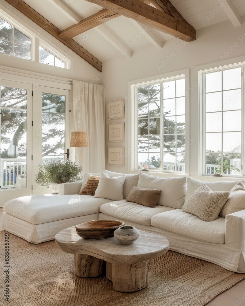 Chic Coastal D?(C)cor: Modern Living Room Interior Design with Beach House Style Chic Coastal D?(C)cor: Modern Living Room Interior Design with Beach House Style