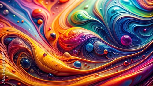 Abstract colorful background with flowing liquid , vibrant, fluid, artistic, digital, smooth, modern, futuristic, liquid, motion, gradient, dynamic, backdrop, design,, beautiful, energy