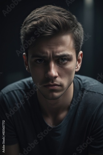 a sad, depressed weak man with no ambition or drive. Mental health problems