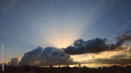 sunrise over the mountains