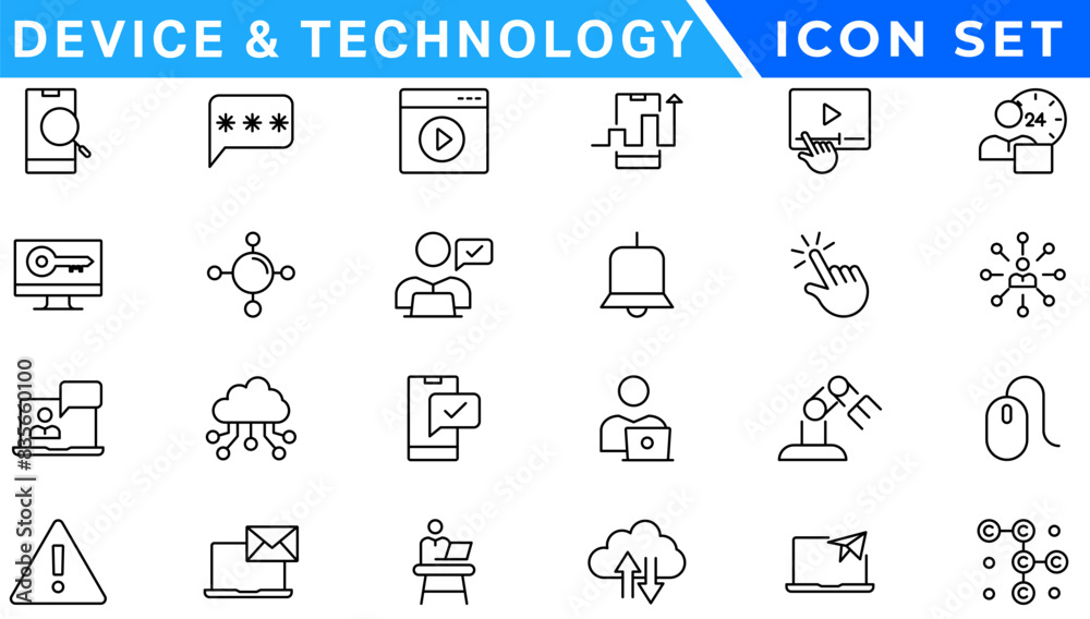 Information technology line icons collection. Big UI icon set in a flat design. Thin outline icons pack. Vector illustration Information technology line icons collection. Big UI icon set in a flat design. Thin outline icons pack. Vector illustration