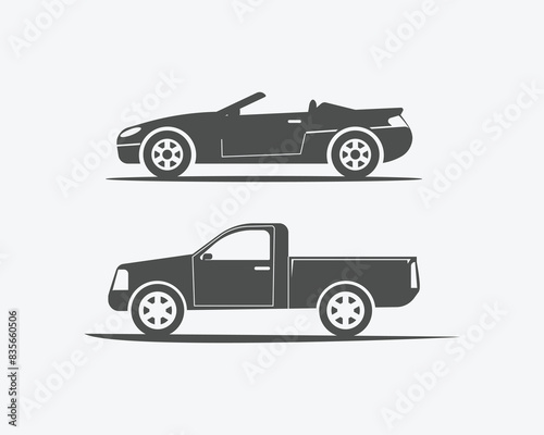 car illustration car silhouettes art 