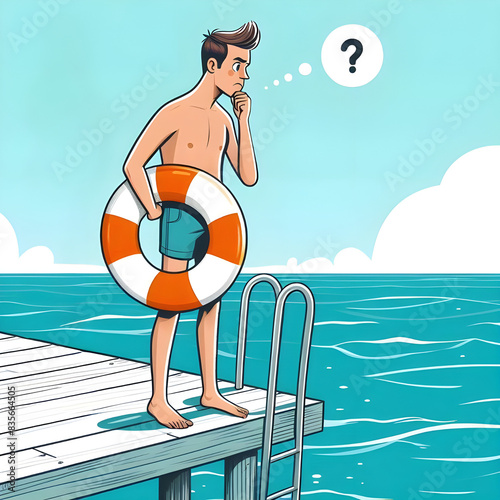 Sink or Swim Illustration