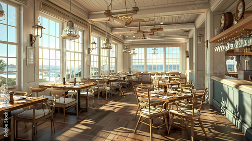 restaurant showcasing ocean views