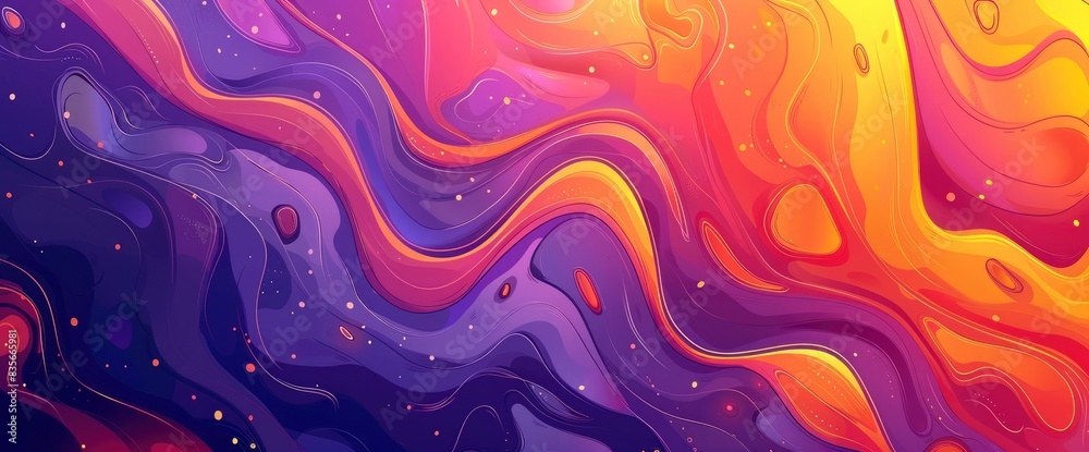 Abstract Patterns Of Energy Flow With Dynamic Elements And Soft Gradients, Cartoon Style, Background Abstract Patterns Of Energy Flow With Dynamic Elements And Soft Gradients, Cartoon Style, Background