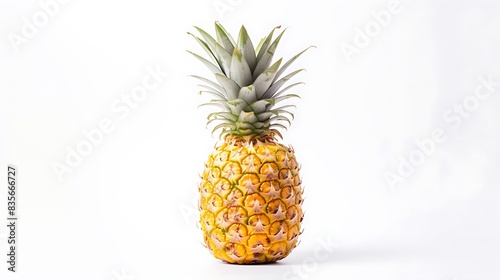 pineapple on white background