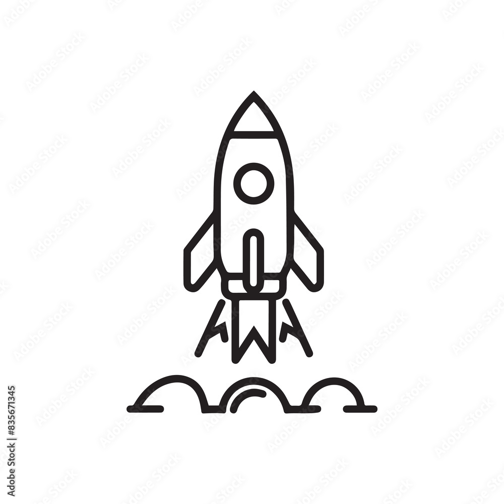 Spaceship icon set vector design symbol of science and technology. Spaceship icon set vector design symbol of science and technology.