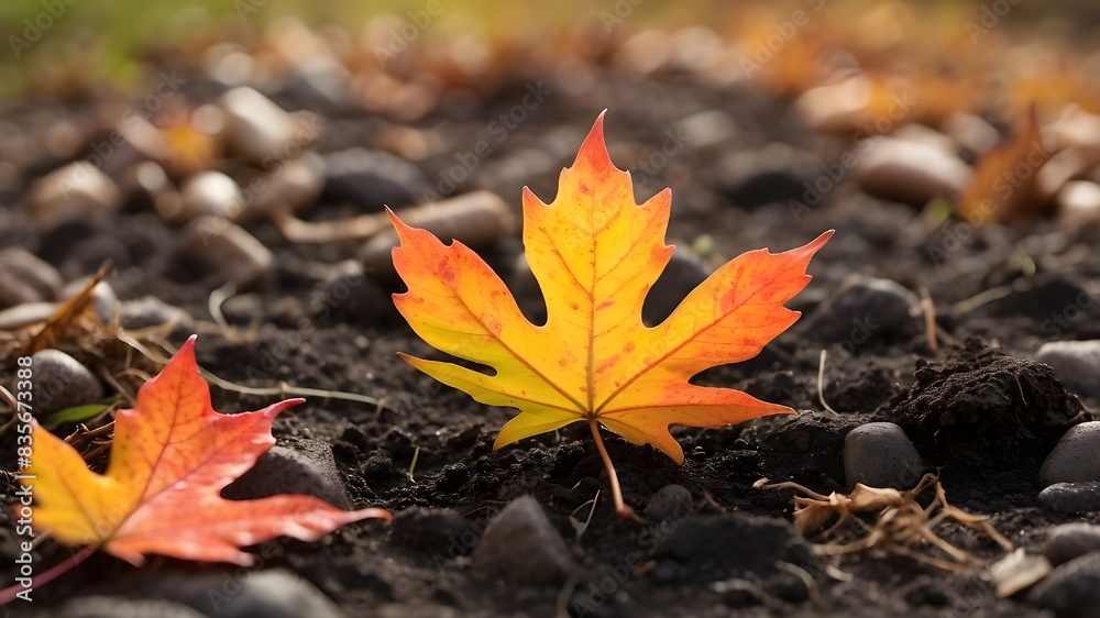 PNG Maple leaf planting in the autumn. PNG Maple leaf planting in the autumn.