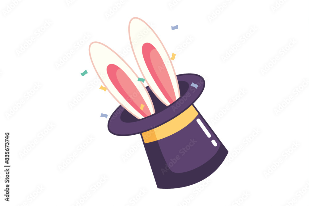April Fools Flat Sticker Design