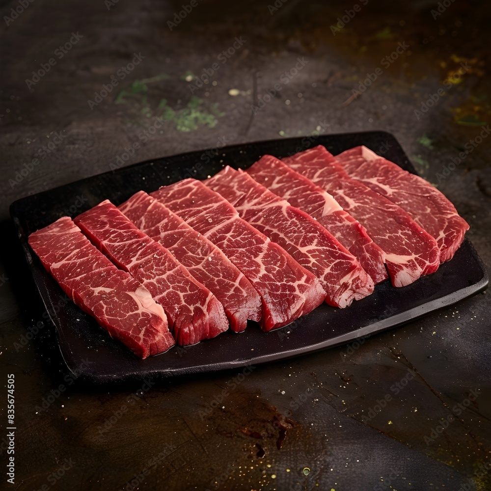 Savor the Rich Flavor Profile of Exquisite A5 Grade Wagyu Beef in Professional Photo Savor the Rich Flavor Profile of Exquisite A5 Grade Wagyu Beef in Professional Photo