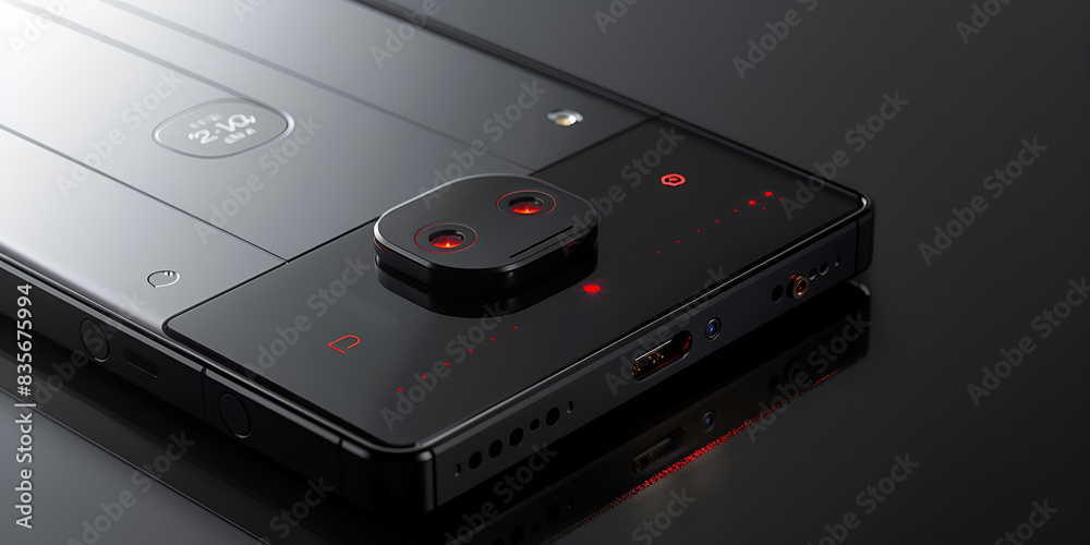 Obraz premium Sleek Smartphone with Advanced Camera | Modern Mobile Device with High-Tech Features
