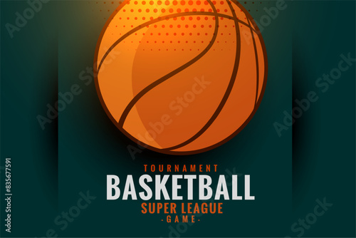 sporty streetball super league background a tournament of champion