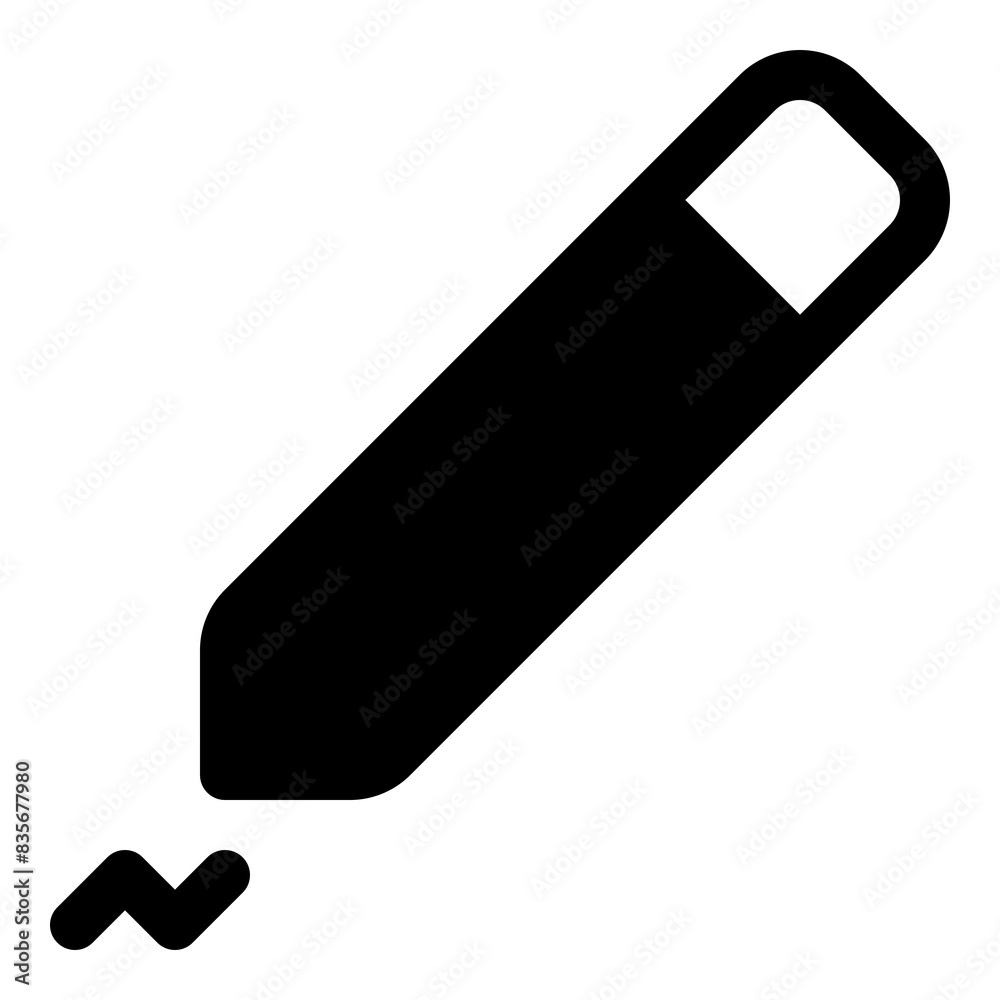 Pencil Icon for Writing and Editing Pencil Icon for Writing and Editing