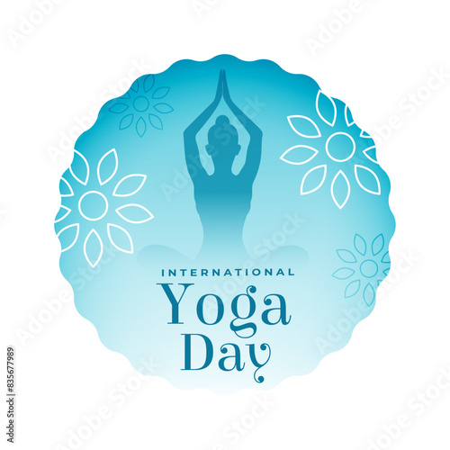 international yoga day 21st june event poster
