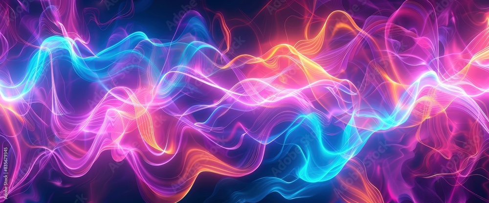 Plasma Energy Patterns In Abstract, Cartoon Style, Background Plasma Energy Patterns In Abstract, Cartoon Style, Background