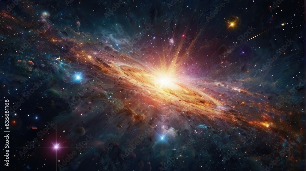 A universe with realistically dazzling and fascinating planets A universe with realistically dazzling and fascinating planets
