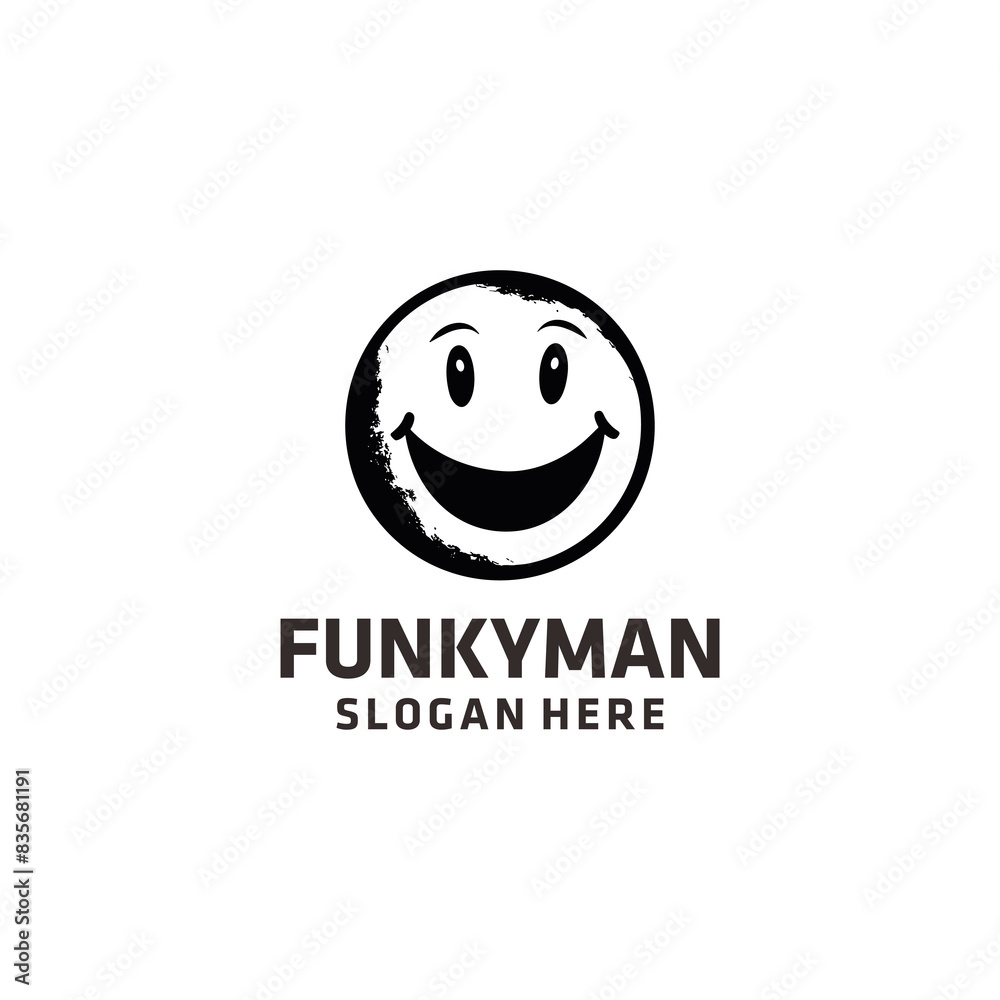 Funky man logo vector illustration Funky man logo vector illustration