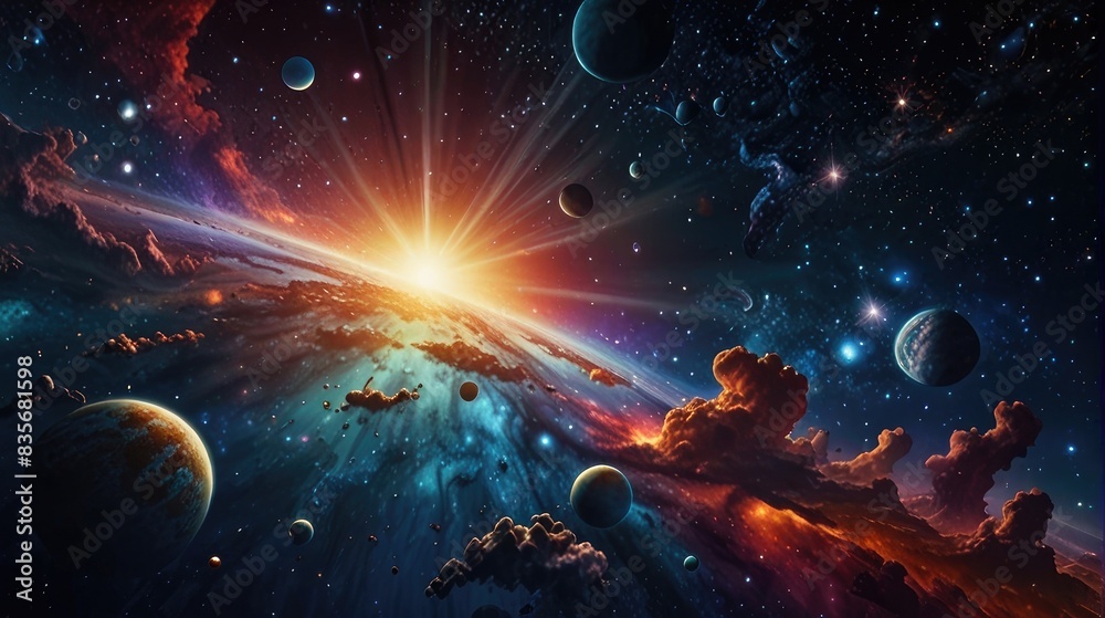 Dazzling and enchanting universe realistic Dazzling and enchanting universe realistic