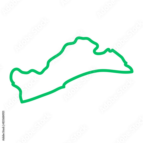 Greater Accra vector map 