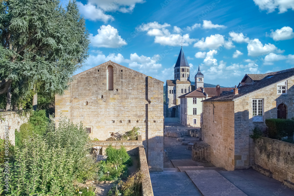 Cluny abbey, medieval monastery in Burgundy, France
Cluny abbey, medieval monastery in Burgundy, France