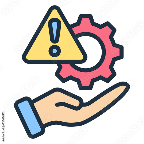 Risk Management Icon