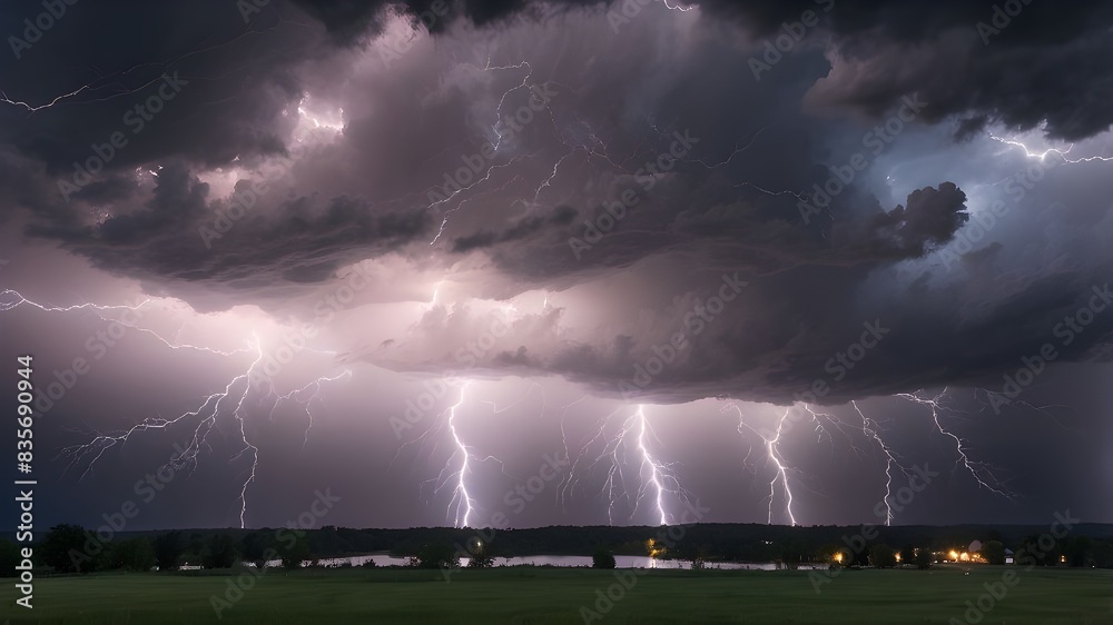 Third-Degree Thunderstorm lightning and thunderstorms outside Third-Degree Thunderstorm lightning and thunderstorms outside