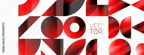 Geometric minimalism with triangles and circles. Blend of basic shapes creating serene, visually pleasing compositions. Wallpaper, banner, background, landing page, wall art, invitation, prints