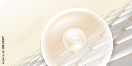 Hyaluronic acid and Niacinamide hair and skin solutions ad, white collagen serum drops into skin cell with cosmetic advertising background ready to use, illustration vector.	