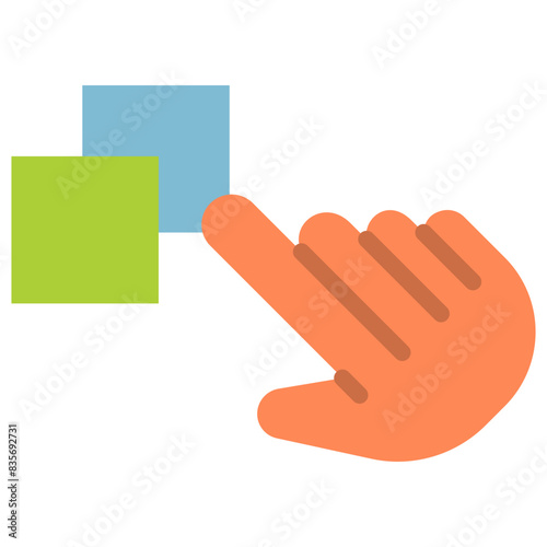 drag flat icon